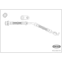 CORTECO Bremsschlauch ERSTAUSRÜSTERQUALITÄT [Hersteller-Nr. 49378454] für Toyota