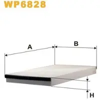 WIX FILTERS Filter, Innenraumluft WP6828