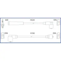 ASTEMO Zündleitungssatz Hueco 134230