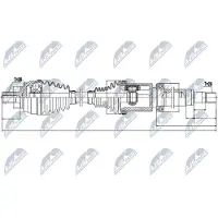 NTY NPW-VV-065 Antriebswelle Vorne Rechts für VOLVO V40 Schrägheck (525, 526)