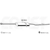 ERNST Endschalldämpfer 352093 für MERCEDES-BENZ