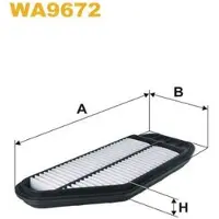 WIX FILTERS Luftfilter WA9672