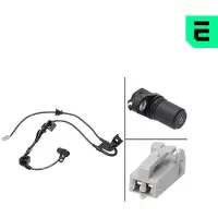 OPTIMAL ABS Sensor Raddrehzahl Hinten Rechts für TOYOTA COROLLA Liftback (E11) 06-S379