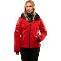 Luhta Damen Softshell Skijacke wasserdicht atmungsaktiv mit Schneefang und Belüftungsöffnungen