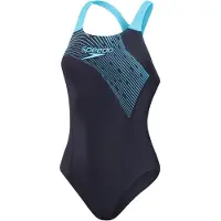Speedo Damen Schwimmanzug Womens Medley Logo 1 Piece