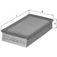 MAHLE ORIGINAL Knecht Luftfilter LX 452
