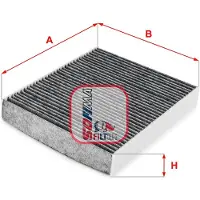 Sofima Innenraumluftfilter mit Aktivkohle S 4296 CA