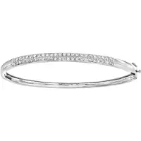 Diamant L'Eternel Armreif aus 375 Weißgold mit Diamant | Gr.: onesize