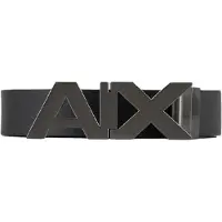 Armani Exchange für Herren. 951058CC50543120 Ledergürtel schwarz, marineblau (38), Lässig, Klassisch