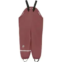 CeLaVi Regenhose m. Träger - Recycelt PU - Rose Brown - - 90 - Regenhosen