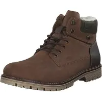 Rieker Winterstiefelette , Herren, Gr. 42, Schurwolle, braun, Lederimitat, Textil, used, Schuhe Winterstiefelette, mit TEX-Membran
