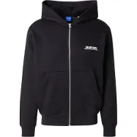 Jack & Jones Herren Hoodie Kapuzenpullover JORROXBURY ZIP - Relaxed Fit - Black 12270215 - L