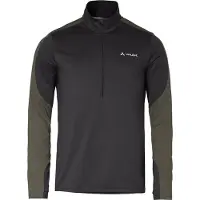 Vaude Men's Livigno Halfzip II, Zwischenschicht, schwarz/grün