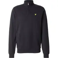 Lyle & Scott Pullover Loopback Quarter Zip Herren Jet Black-M