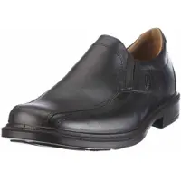 Jomos praktische Herren Leder Slipper schwarz, Extra Weite, Lederfutter, Lederfußbett
