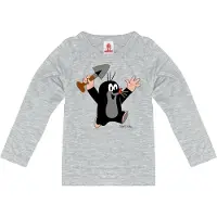 Logoshirt Langarmshirt "Der kleine Maulwurf - Juhu" mit Der kleine Maulwurf-Aufdruck