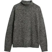 Superdry für Herren. M6110622A Grau geripptes 90er-Jahre-Trikot (S), Lässig, Acryl