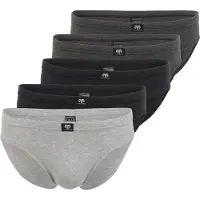 Ceceba Slip 5Er Pack Challenger in grau-dunkel-melange | Gr.: XL