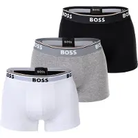 BOSS Eng anliegende Boxershorts aus Stretch-Baumwolle mit kurzem Bein und fortlaufenden Logos Grösse XXL