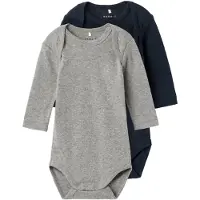 Name it Body l/ä - Noos - NbnBody - 2er-Pack - Dark Sapphire - - 74 - Body L/Ä