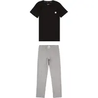 Calvin Klein Schlafanzug - Schwarz/Grau Meliert - - 10-12 Jahre (140-152) - Schlafanzug 2-teilig