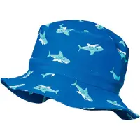 Playshoes Sonnenhut "Hai" in Blau | Gr.: 53 cm