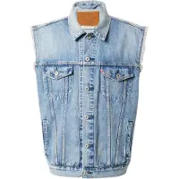Levi's Levis Jeansweste "RELAXED TRUCKER VEST MED INDIGO - WORN IN"