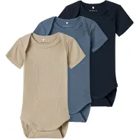 Name it 3er-pack Strampler