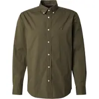 Tommy Hilfiger Hemd MW0MW37550 Khakifarben Regular Fit
