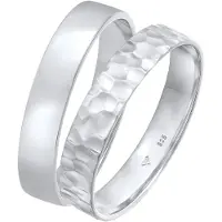 KUZZOI Ring 925 Sterling Silber Ring Set in Silber | Gr.: 60