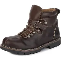 Stockerpoint Trachtenstiefel Tiago in dunkelbraun gespeckt | Gr.: 41