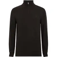 AllSaints Kilburn Zip Funnel Coffee Brown Größe: M | Turtlenecks Outlet | Herren | Braun