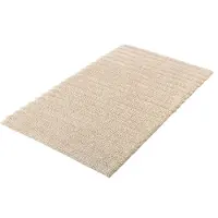 Kleine wolke Badematte "Yara", fußbodenheizungsgeeignet-beidseitig nutzbar, Badteppich, Uni Farben, gestreift, waschbar