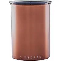 Planetary Design Airscape Edelstahl-Aromabehälter Mittel, Kaffeedose, Aufbewahrungdose, Edelstahl, Kupfer gebürstet, AS2707