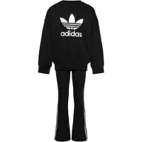 Adidas Originals Trainingsanzug "LOOSE CREW FLARED KIDS LEGGINGS SET" 2 Stk.