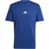 Adidas T-Shirt Essentials Small Logo JF1093 Dunkelblau Regular Fit