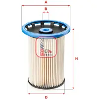 Sofima Kraftstofffilter S 6025 NE für VW Touareg (7P5, 7P6) Filtereinsatz