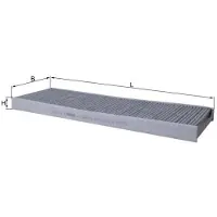 MAHLE ORIGINAL Knecht Filter, Innenraumluft LAK 1683