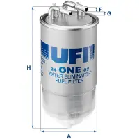 Ufi Kraftstofffilter 24.ONE.02