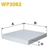 WIX FILTERS Filter, Innenraumluft WP2062