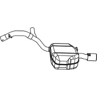 VEGAZ Endschalldämpfer rechts für VOLVO 31461160 31336882 VOS-188