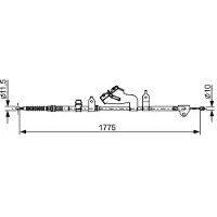 Bosch Seilzug, Feststellbremse 1 987 482 655