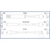 ASTEMO Zündleitungssatz Hueco 134214