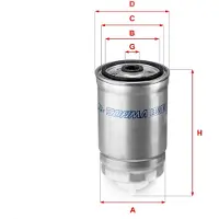 Sofima Kraftstofffilter S 8501 NR passend für MERCEDES-BENZ E-Klasse Pritsche / Fahrgestell (VF211) Filtereinsatz