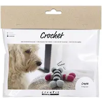 Creativ Company Hobbyset Häkeln Hundeknochen für Hundeliebhaber