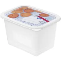 Rotho 4er Set Gefrierdose 1 l DOMINO, Farbe:Motiv
