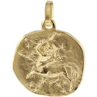Trendor 08725-12 Sternzeichen-Anhänger Schütze 333 Gold 16 mm