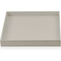 DECOR WALTHER Seifenschale Brownie TAB Vierkant Taupe