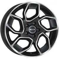 Mak 18 Zoll Alufelge express 3 18"x7.5" 5x160 PCD ET50 65.1mm Felge Schwarz