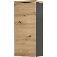 Die Möbelfundgrube Bad Hängeschrank Artisan Eiche - grau 30 cm - MEMPHIS
